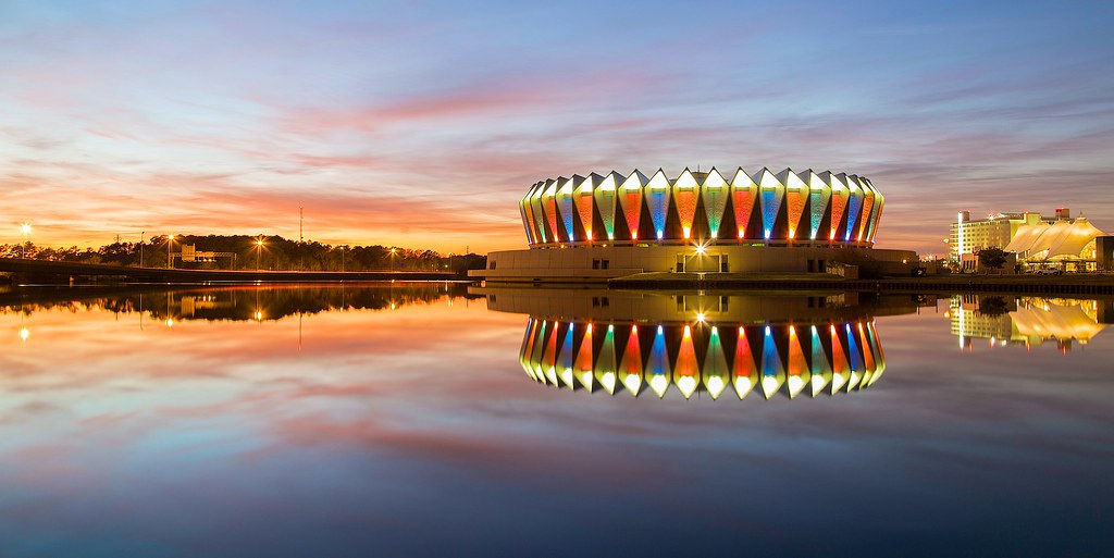 Hampton Coliseum landmark in Hampton VA