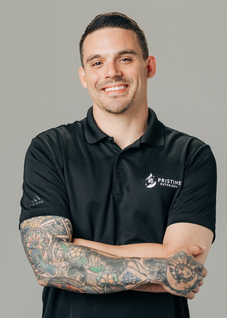 Owner of Pristine Exteriors providing professional soft washing services in Yorktown VA